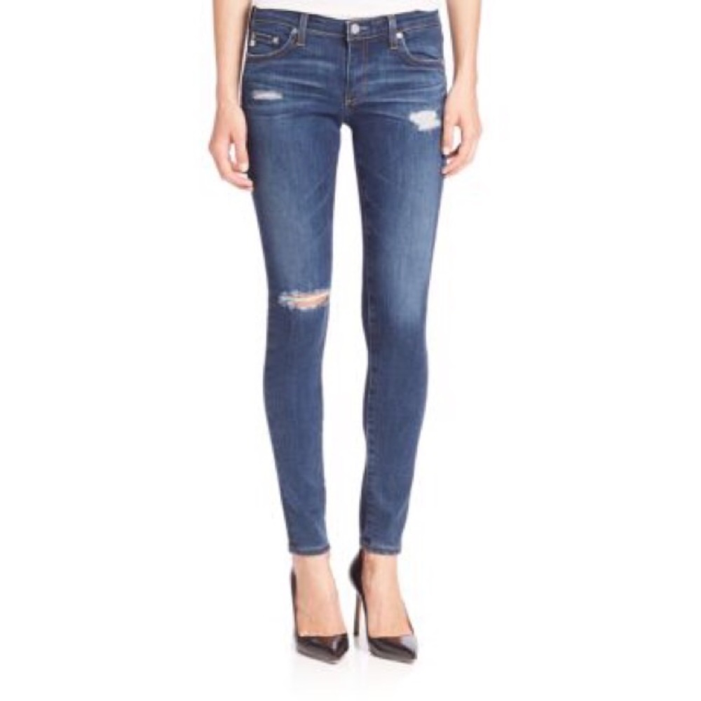 AG Farrah Skinny High Rise Jean in 8 Years Wander